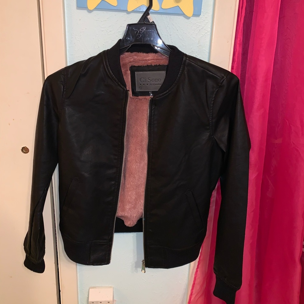 Black leather Jacket